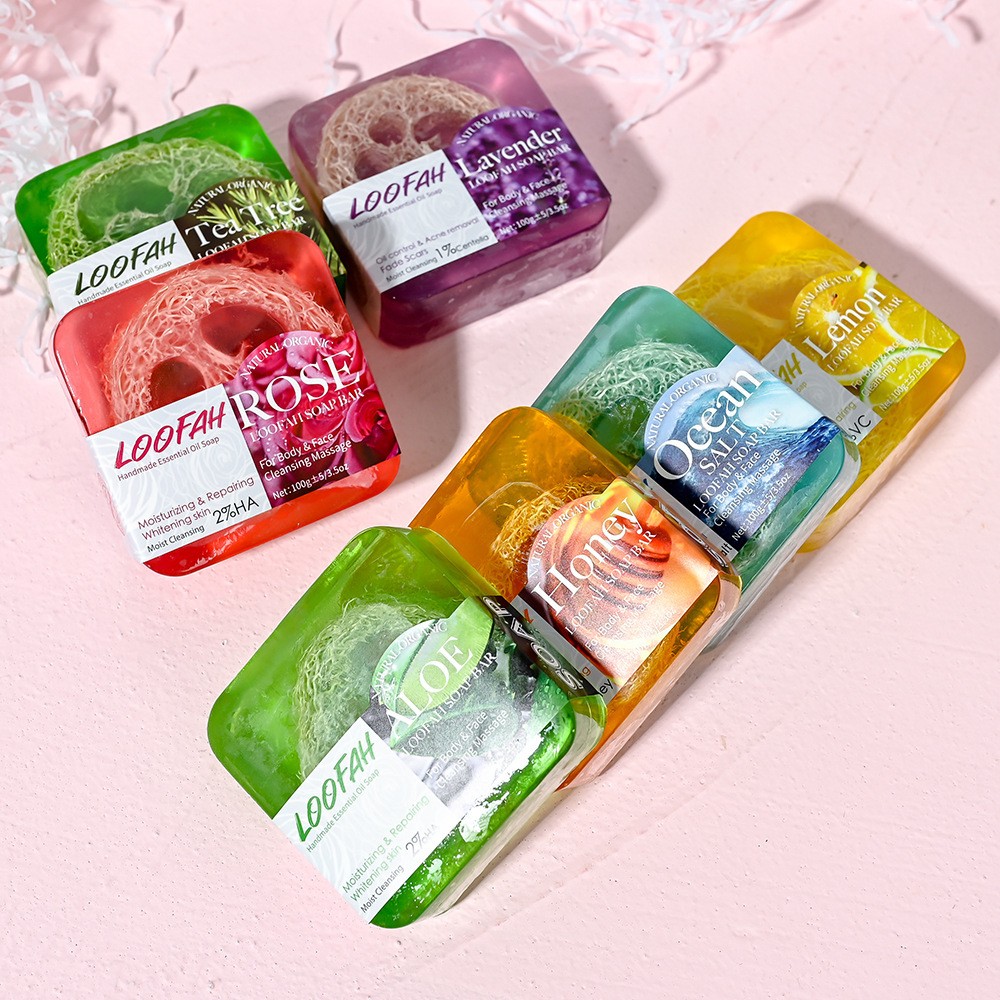 Soap Making Essential Oils - Handmade Kojic Acid Soap with Loofah