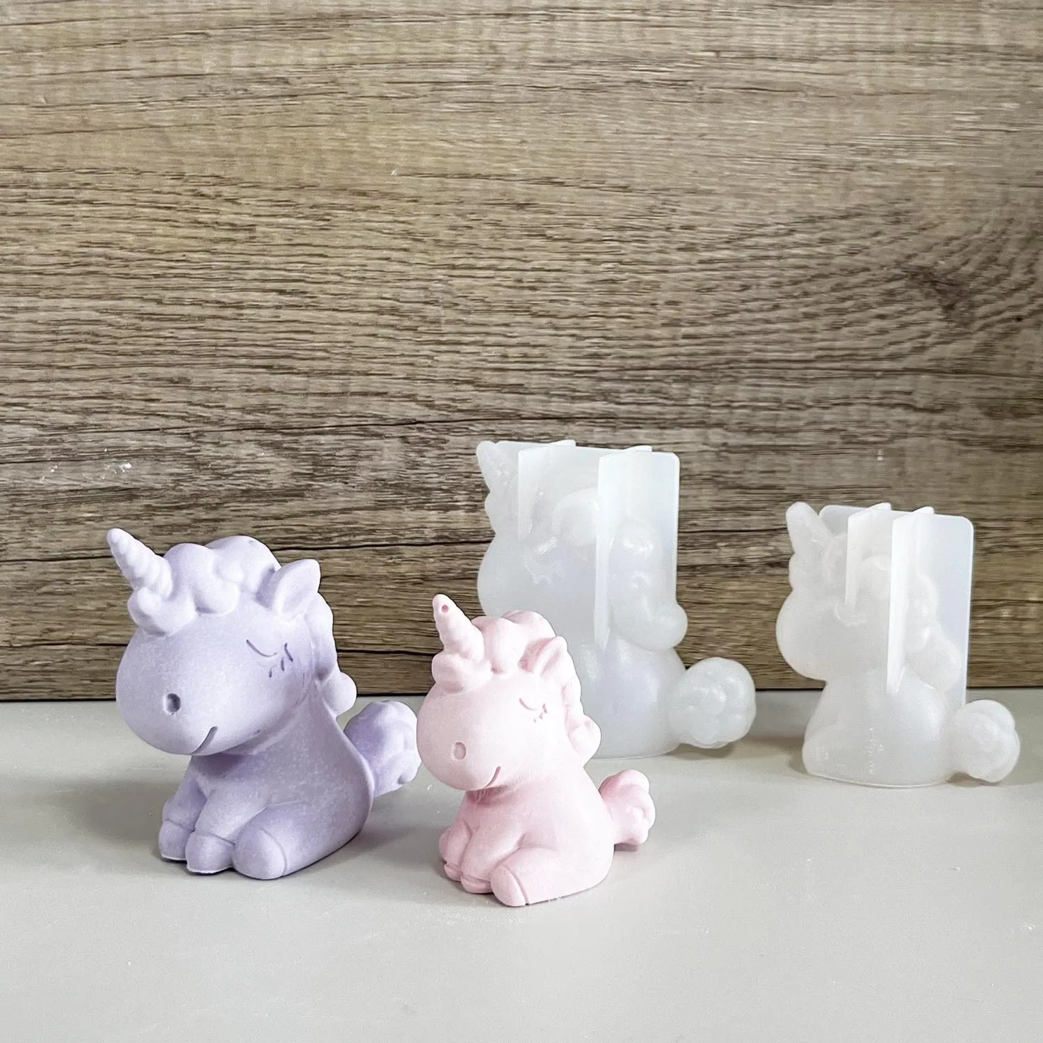 Soap Making Handmade - 3D Geometric Silicone Unicorn Cat Deer