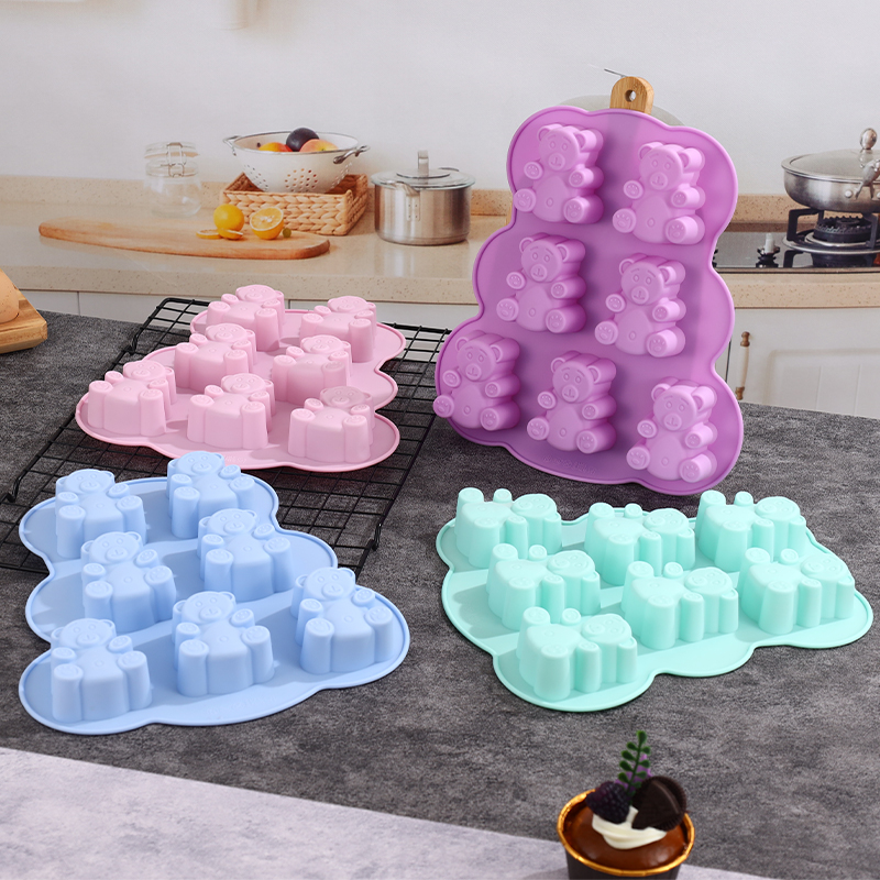 Soap Making Line - Silicone Gummy Bear Molds,Jello Molds for