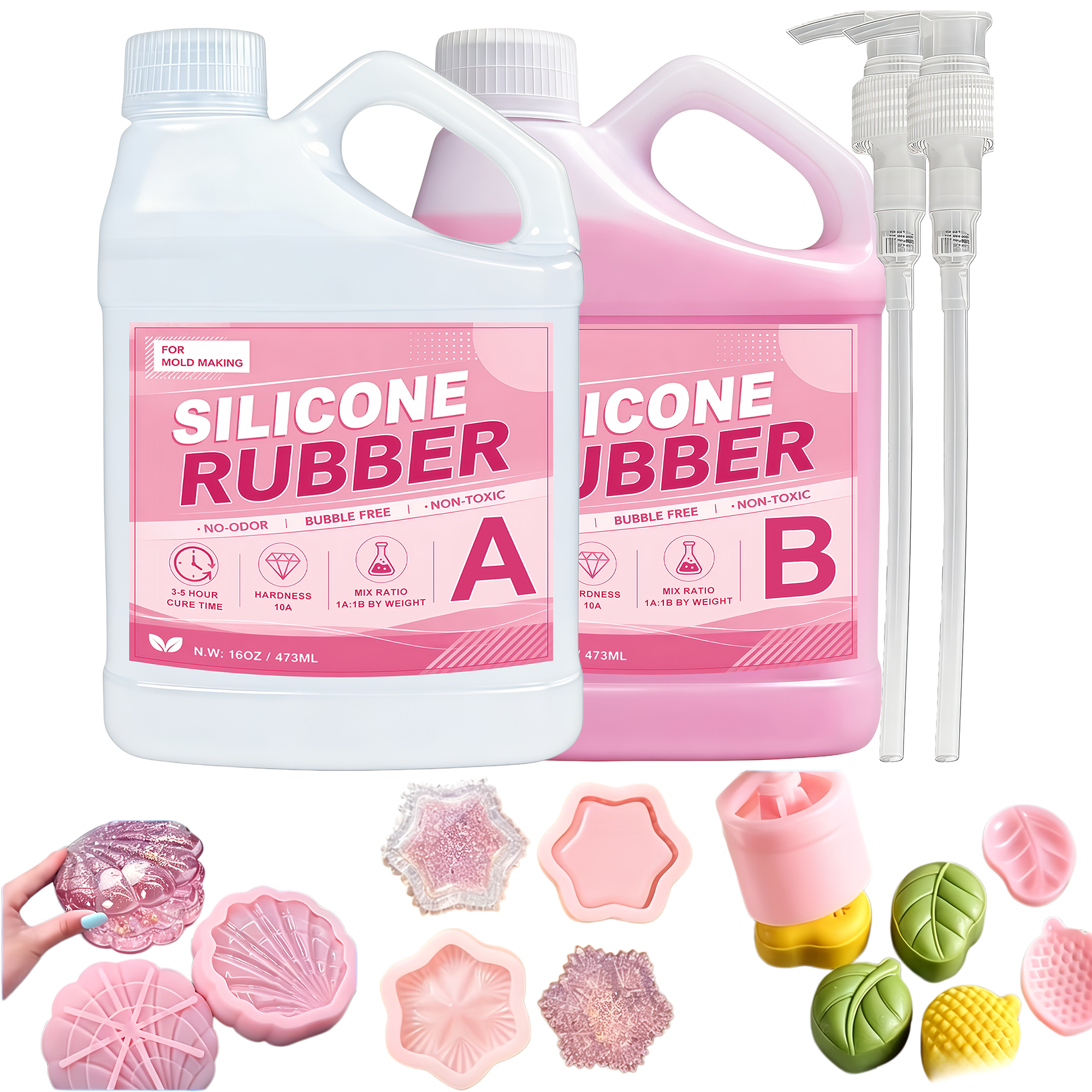 Soap Making Line - Liquid Silicone Rubber-Performance Making Kit, Fast