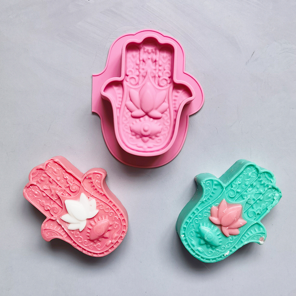 Soap Making Line - 2/4pcs Silicone Soap Molds DIY Handmade