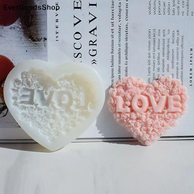 Soap Making Gifts - ✦ Rose Heart Silicone Soap Mold