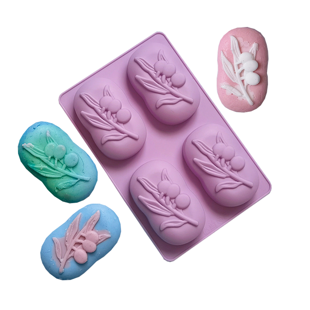 4 Cavities Oval Olive Tree Sil – Soap Making Gifts recenzja i cena