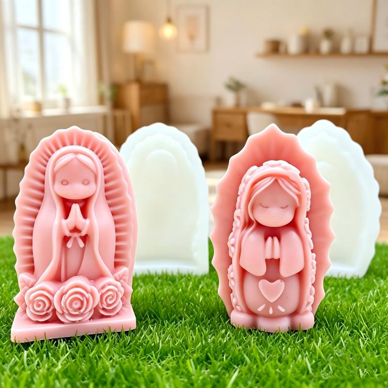 Prayer Girl Angel Silicone Can – Soap Making Lye recenzja i cena