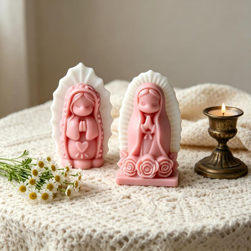Prayer Girl Angel Silicone Can – Soap Making Lye recenzja i cena