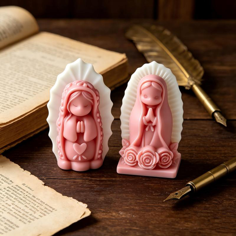 Prayer Girl Angel Silicone Can – Soap Making Lye recenzja i cena