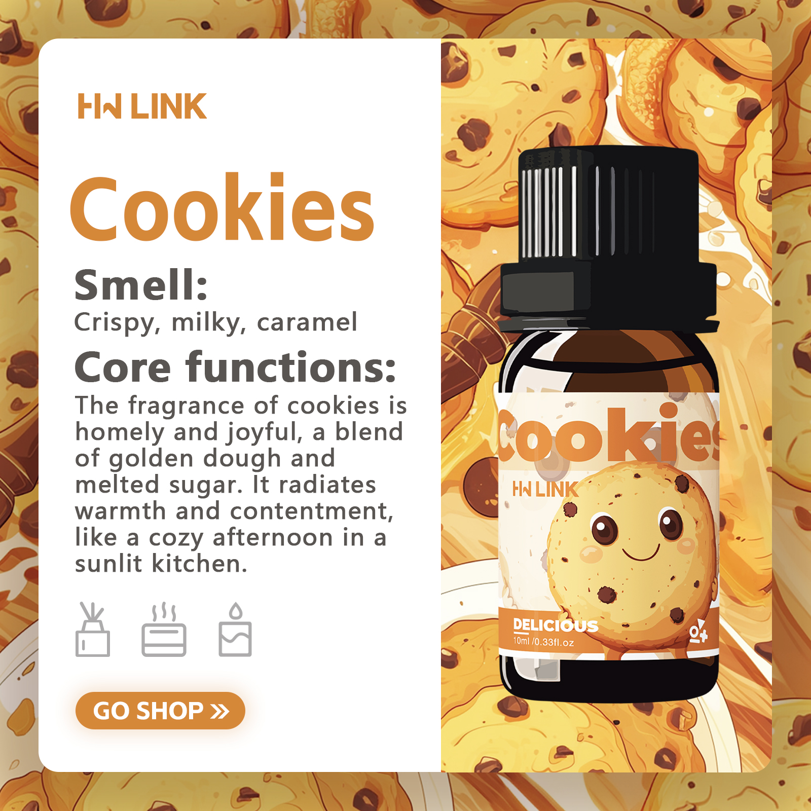 10ml Cookies Essential Oils Pe – Soap Making Essential Oils recenzja i cena