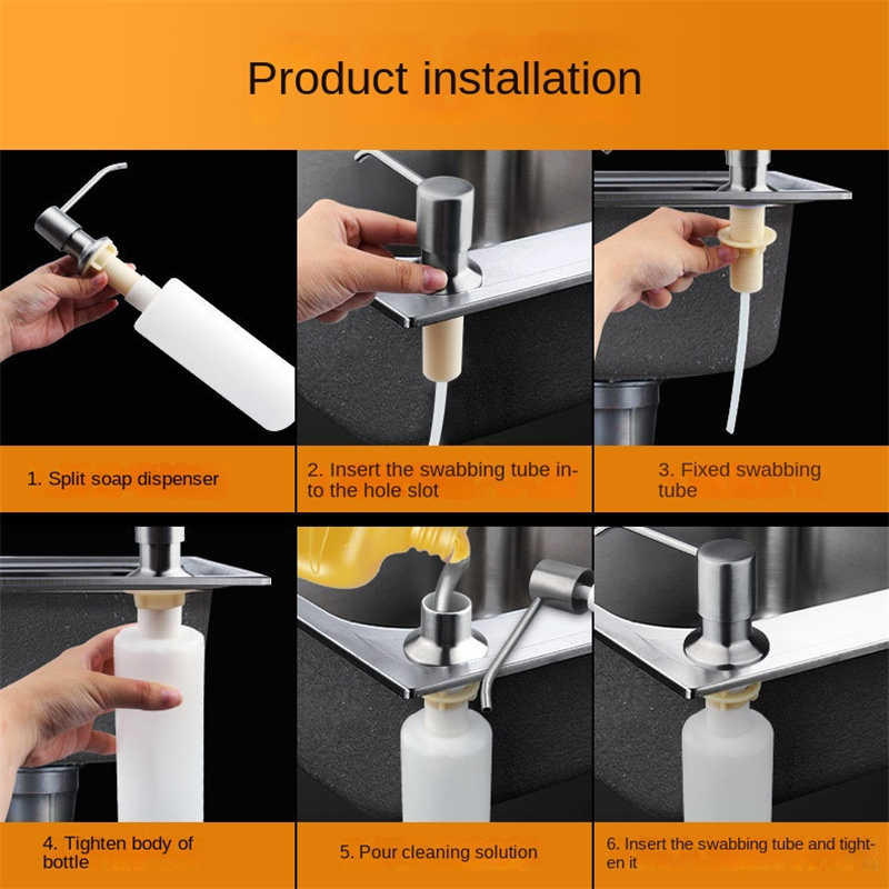 Stainless Steel Sink Soap Disp – Soap Making Machine At Home recenzja i cena