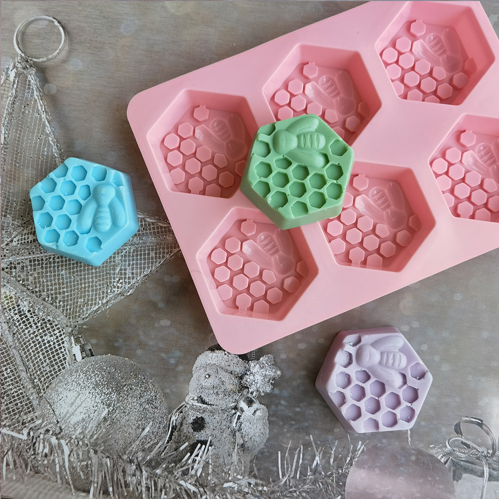 Silicone Hexagonal Bee Soap Mo – Soap Making Line recenzja i cena