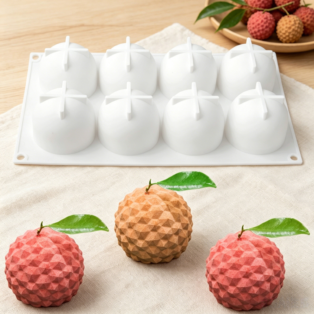 8‑Cavity Lychee Silicone Mold  – Soap Making Handmade recenzja i cena