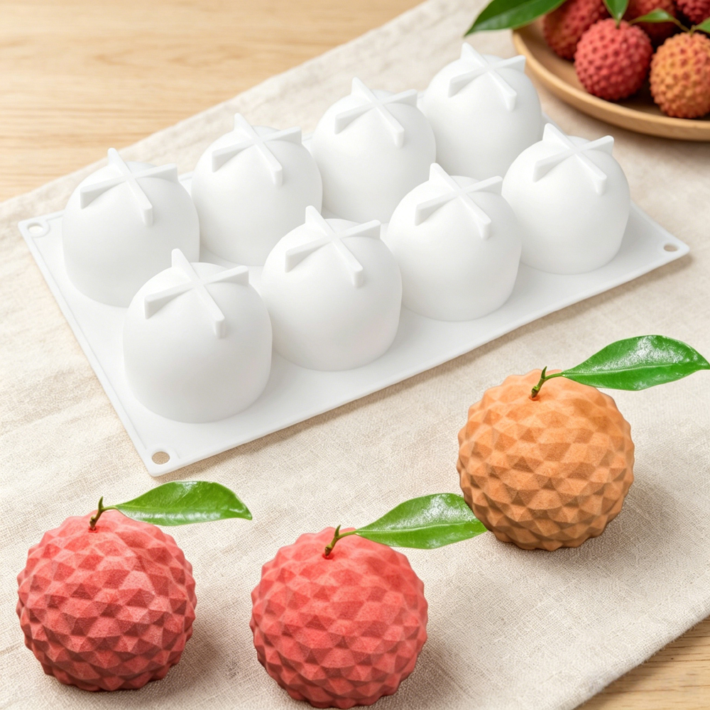 8‑Cavity Lychee Silicone Mold  – Soap Making Handmade recenzja i cena