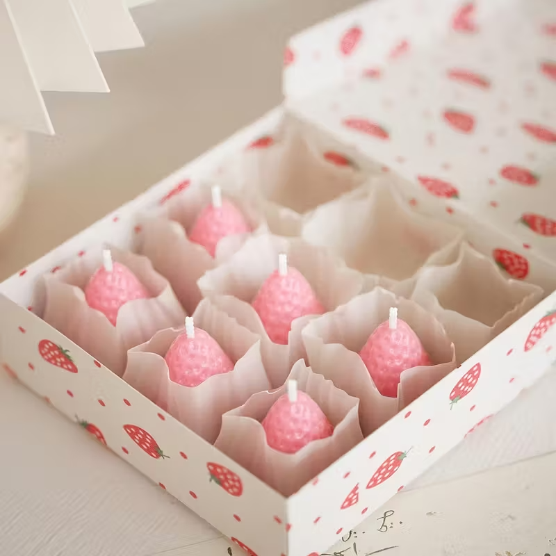 Strawberry Silicone Candle Mol – Soap Making Gifts recenzja i cena
