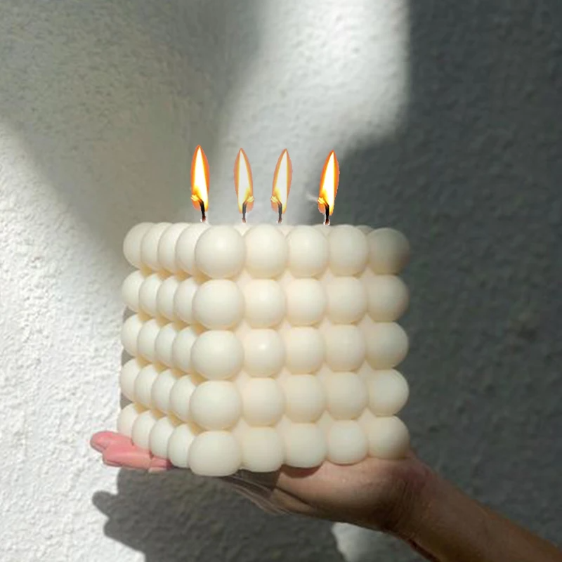 Large Bubble Cube Candles Sili – Soap Making Handmade recenzja i cena