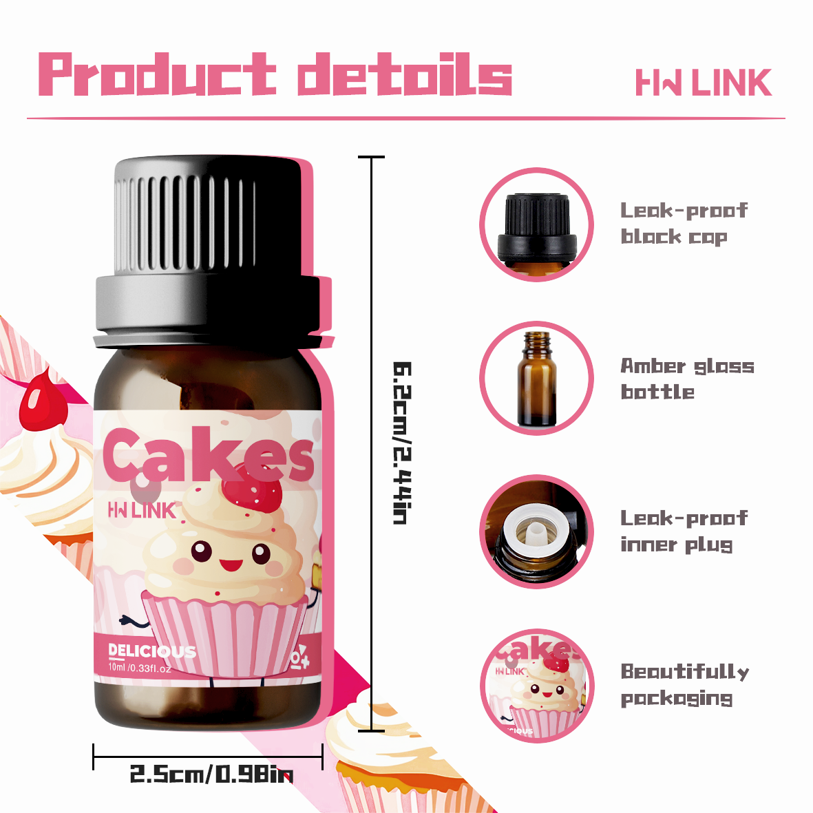 10ml Cakes Essential Oils Perf – Soap Making Essential Oils recenzja i cena