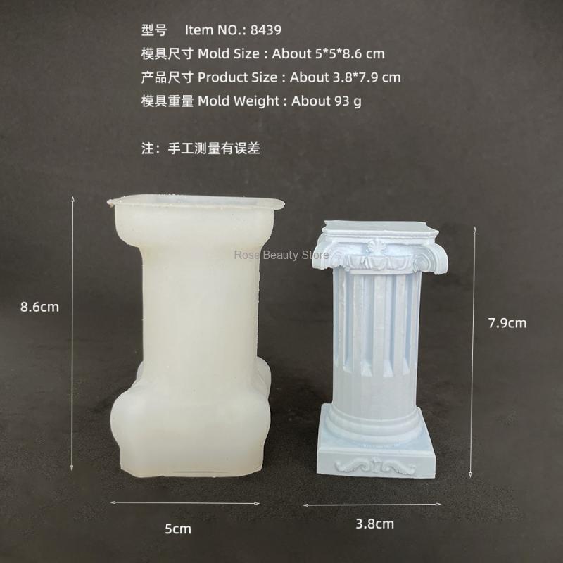 3D Roman Column Candle Silicon – Soap Making Lye recenzja i cena