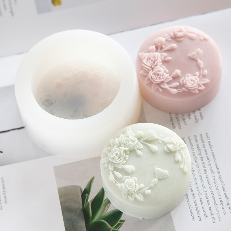 Round Shape Rose Flower Handma – Soap Making Lye recenzja i cena