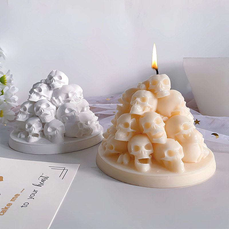 3D Stacked Skull Silicone Cand – Soap Making Lye recenzja i cena