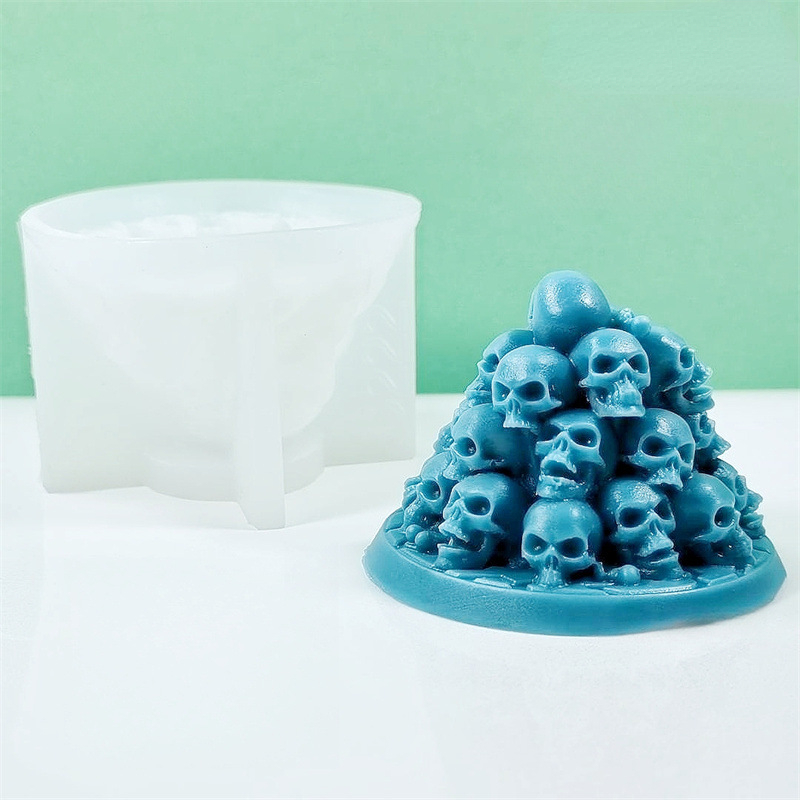 3D Stacked Skull Silicone Cand – Soap Making Lye recenzja i cena