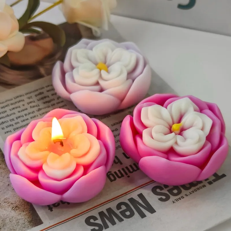 6cm Rose Flower Candle Silicon – Soap Making Lye recenzja i cena