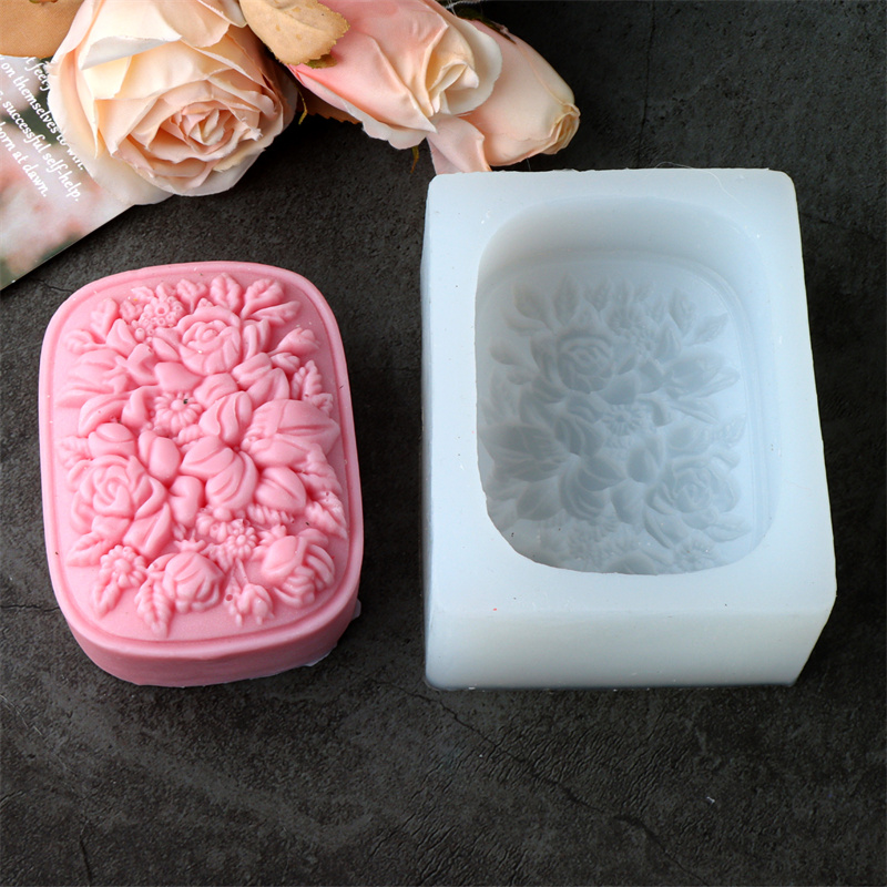 Square Floral Silicone Soap Mo – Soap Making Gifts recenzja i cena