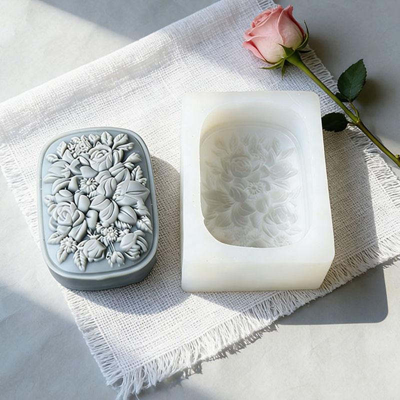 Square Floral Silicone Soap Mo – Soap Making Gifts recenzja i cena
