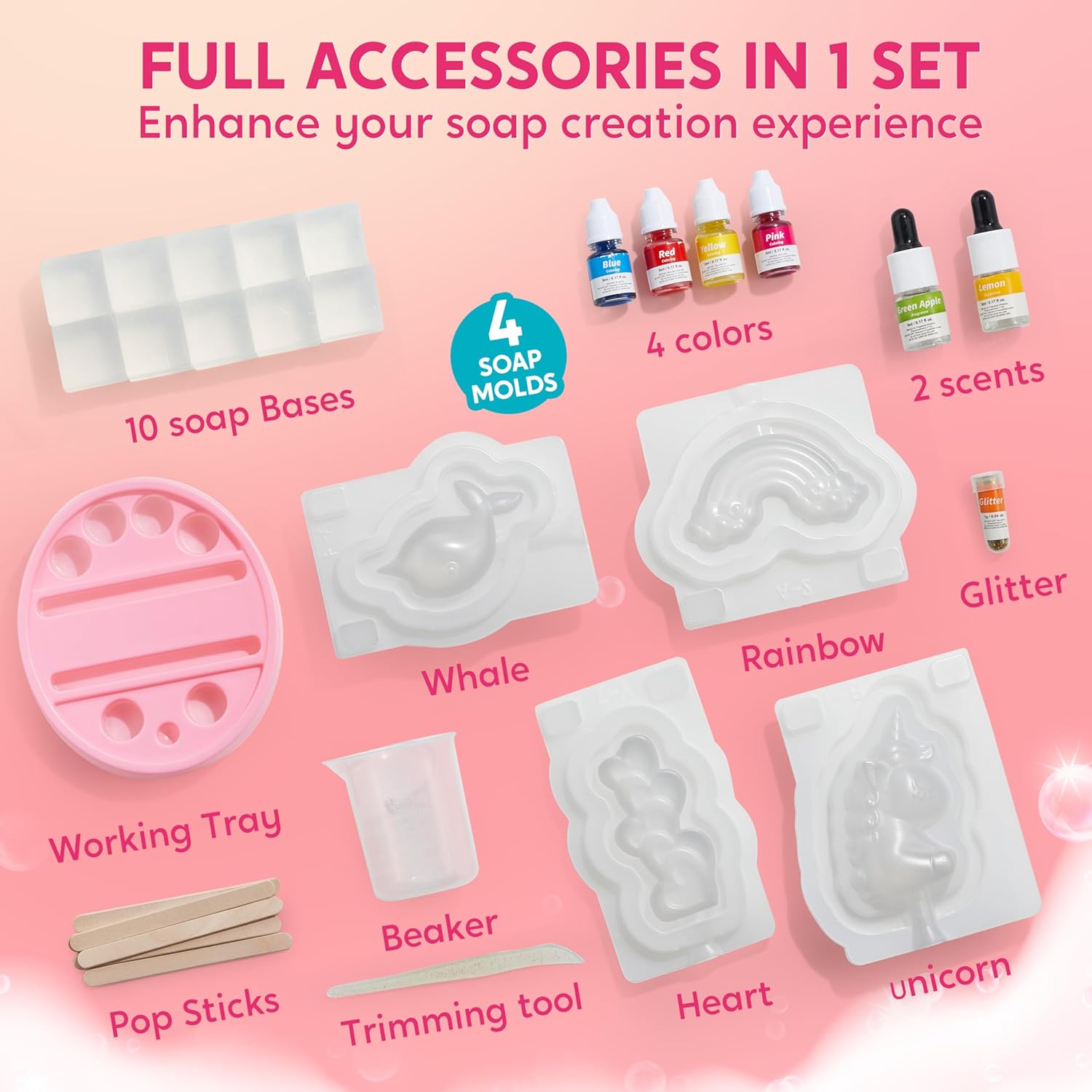JOYFY Unicorn Soap Making Kit  – Soap Making Gifts recenzja i cena