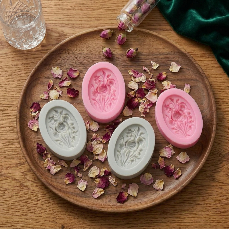 4 Silicone mold with flower sh – Soap Making Line recenzja i cena