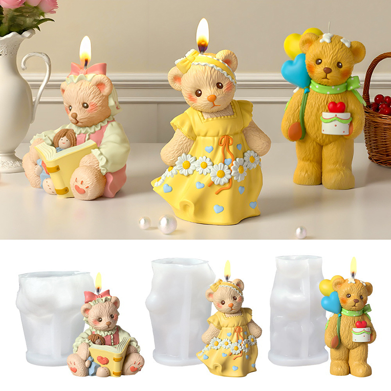 3D Cute Bear Resin Mold For Ca – Soap Making Gifts recenzja i cena