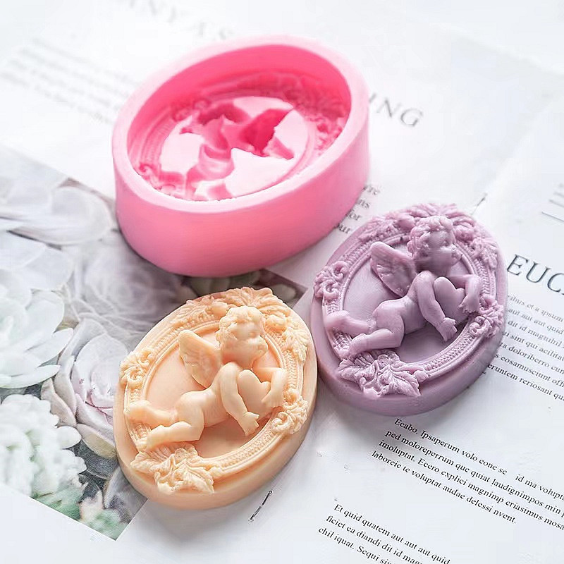 3D Angel Kids Shaped Silicone  – Soap Making Gifts recenzja i cena