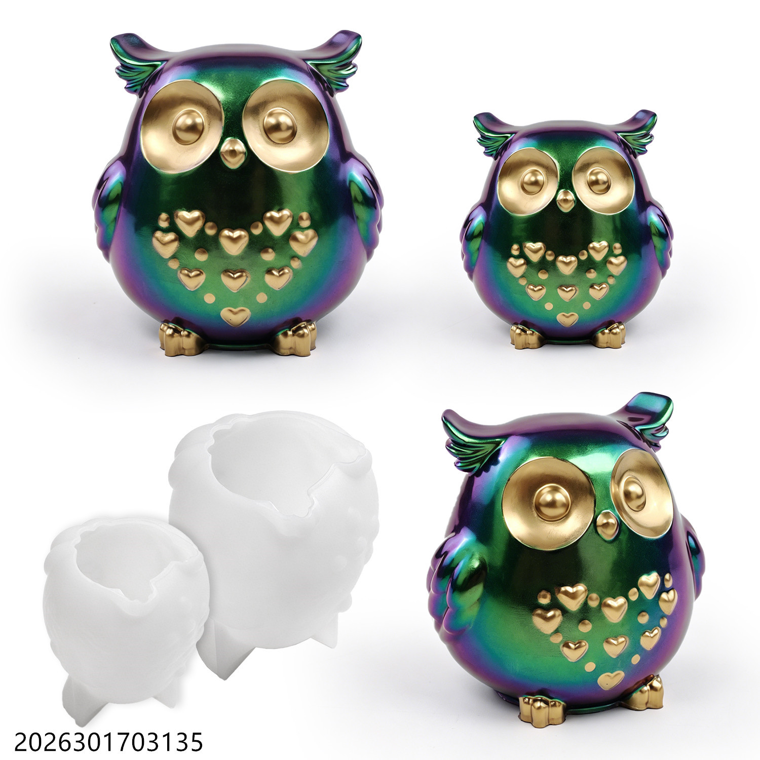 Owl Silicone Mold 3D Bird Shap – Soap Making Gifts recenzja i cena