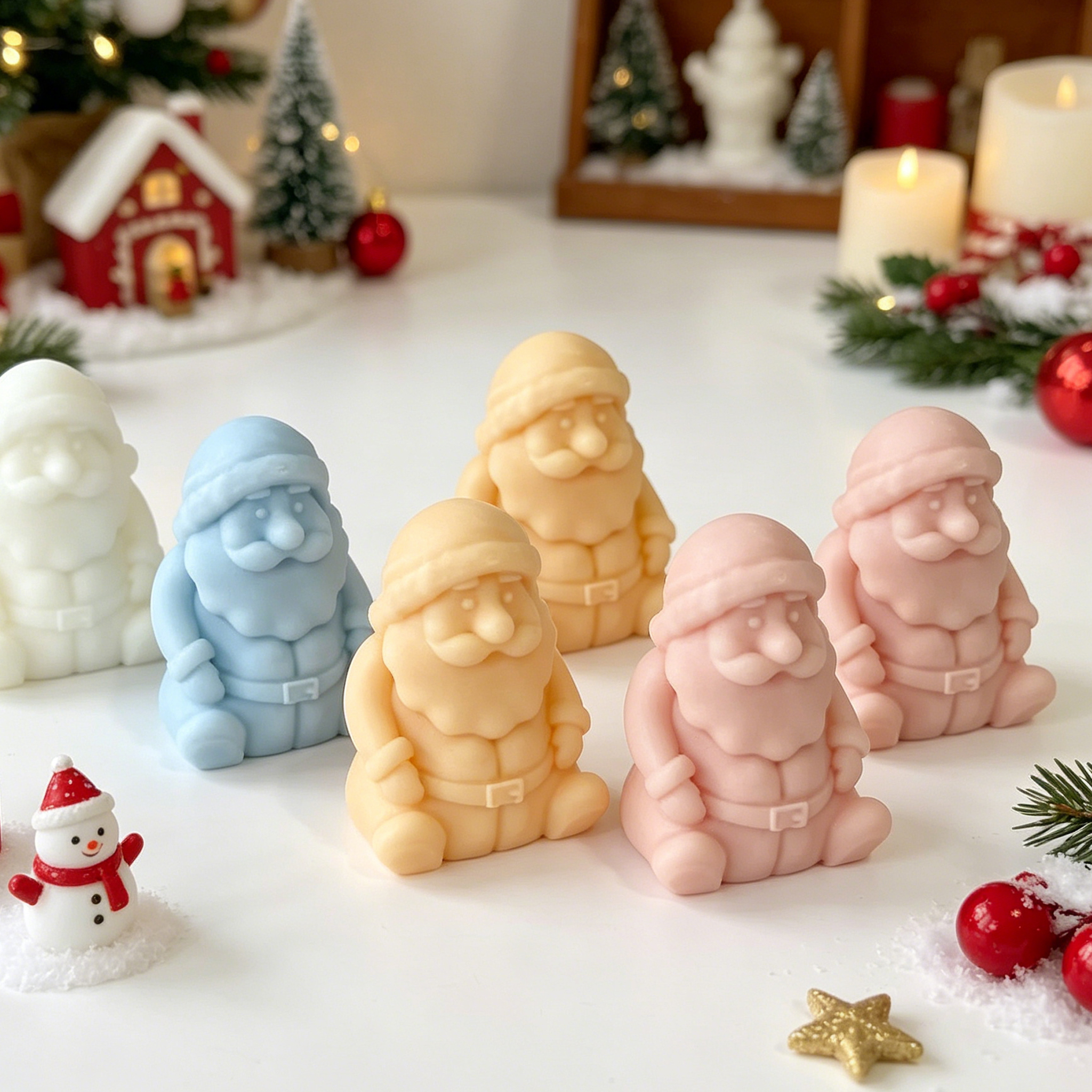 3D Christmas Santa Claus Candl – Soap Making Lye recenzja i cena