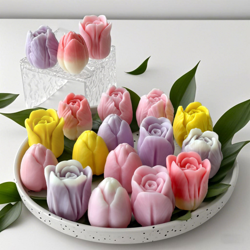 2026 New 3D Tulip Silicone Can – Soap Making Lye recenzja i cena